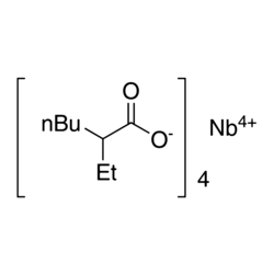 Niobium(IV) 2-ethylhexanoate (11 – 13 % Nb) Chemical Structure